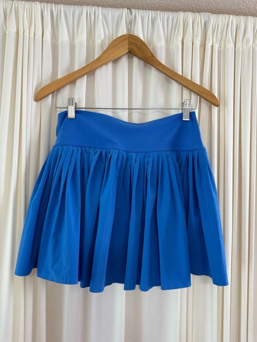 Aerie Offline All Aces Tennis Skort Bright Royal Blue Pleated Skirt Pickleball - Picture 3 of 5